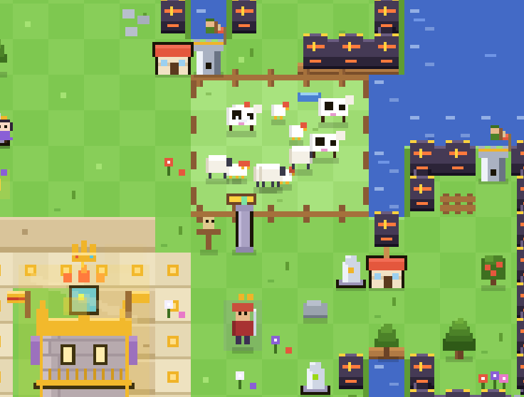 Obsidian fortress with archer towers